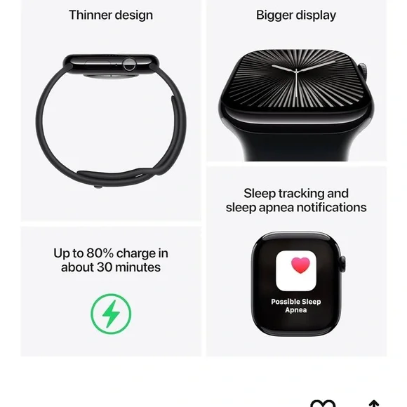 Apple Smartwatch in Black - Picture 3 of 4